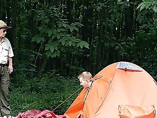 Crazy Camping Hump Journey Leaves Hot Huge-chested Blonde Mom So Glad